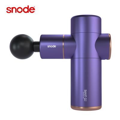 China Smart body snode Q2 gym sports massage gun with 4 models 6 massage directs deep tissue muscle for sale