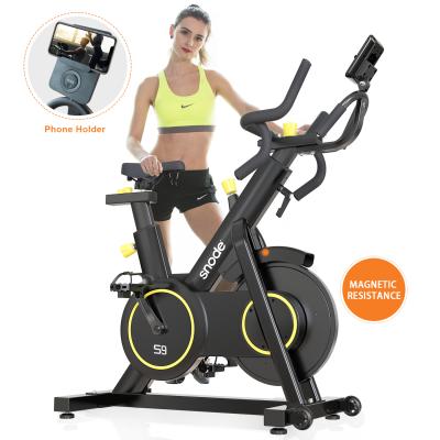 China Wholesale universal gym equipment snode s9 bicycle commercial rotation 130KG magnetic resistance for sale