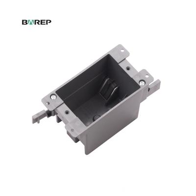 China PVC American UL Listed Old Work Plastic PVC Wall Junction Box Round 1 Strip Box Electrical Switch Box for sale