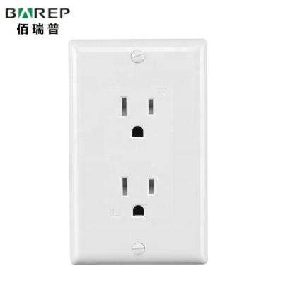 China Barep YGB-047 Model 15A Residential/Multipurpose Duplex Electrical Outlet For Household for sale