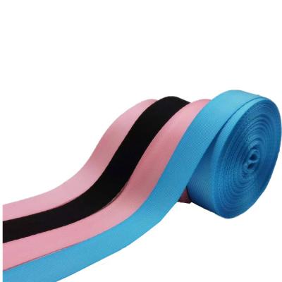 China â ‰ ¥ Factory 5KN Custom 20mm 25mm Polyester Woven Webbing Band Ribbon Strap for Baby Umpire Chair Seat Belt and Gifts and Strollers for sale