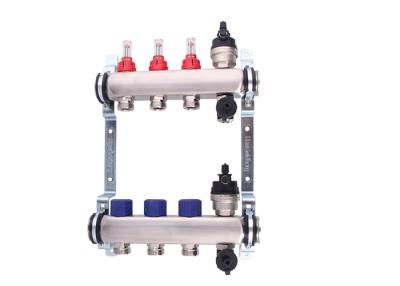 China Red House Water Manifold 2 Way - 10 Way Water Heater Manifold for sale