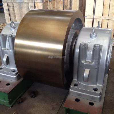 China Cement Plant High Precision Customized Rotary Kiln Support Wheels Sets Roller Assemblies for sale