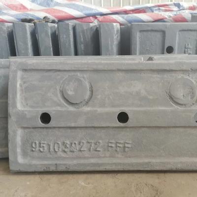 China Ball mill china factory zg mn13-1 high manganese steel cement ball mill liner plates liner plates with factory price for sale