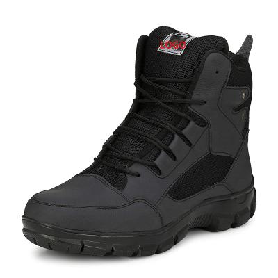 China New Style High Quality Piercing Rubber Wear-Resistant Breathable Steel Toe Safety Shoes Boots Men Working for sale