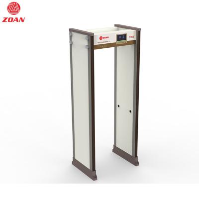 China PVC Factory Price 33 Zones Security Checking Walk Through Door Frame Metal Detector Te koop