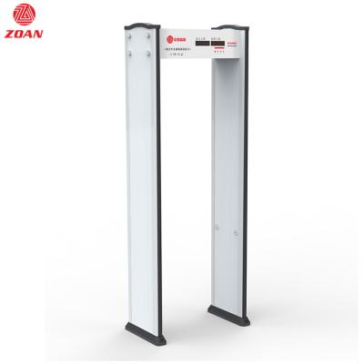 China ZA3000C Airport Walk Through Metal Detector Security Door 6 Zones Porcelain Metal Detector For Body Scanning Te koop