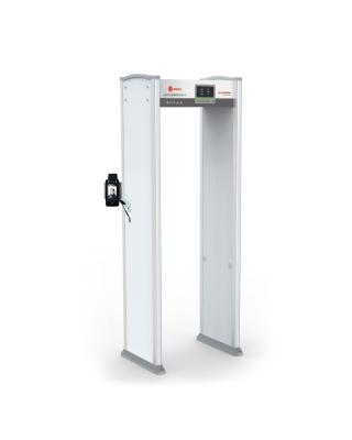 China High Sensitivity 18 Zones Walk Through Metal Detector With Face Recognition Temperature Detection Function 835*580*2220mm for sale