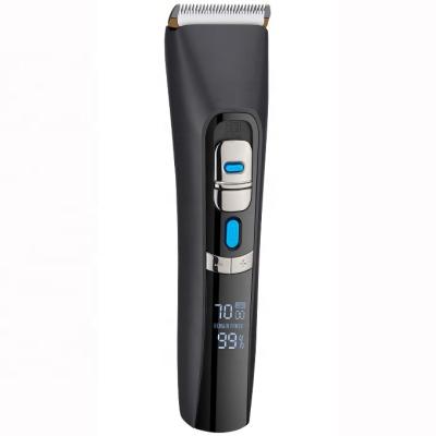 China Amazon Best Selling Household USB Rechargeable Men's Barber Hair Clipper Professional Electric Hair Trimmer LED Display Haircut Machine for sale