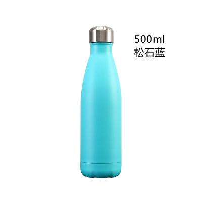 China Wholesale 500ML Business Double Wall Vacuum Insulated Stainless Steel Water Bottle Fashion Novelty Cute Girl Hot Cold Thermos BPA for sale