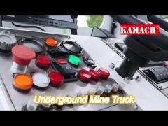 uk-10 underground mining truck compatible with 10 ton loading capacity