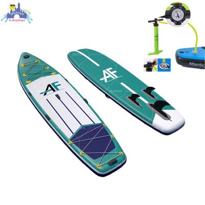 China Lilytoys 10ft SUP Board Unisex Water Sport Paddle Stand Inflatable Paddle Board For Water Surfing for sale