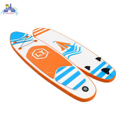 China Lilytoys Unisex Inflatable Surfboards Stand Up Paddle Board Water Surfing Equipment With Accessories for sale