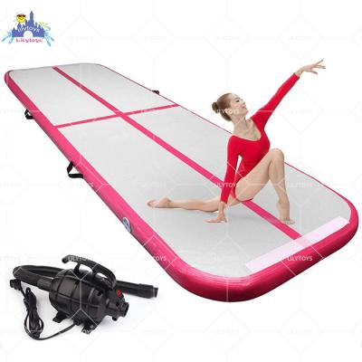 China Indoor and outdoor inflatable gym gymnastics exercise mat/yoga mat for sale inflatable sport for sale