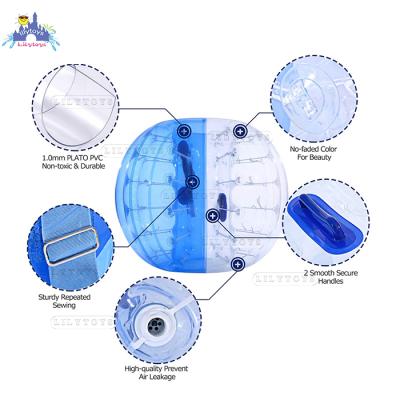 China Sports toys lilytoys inflatable bumper ball for adults high quality PVC/TUP wholesale price for sale