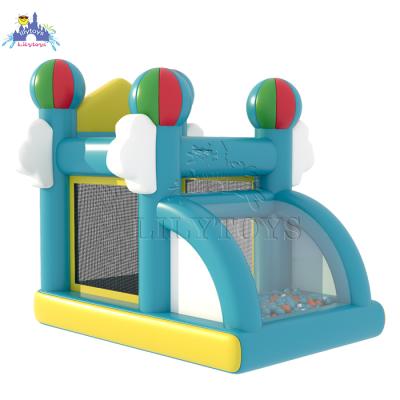 China Custom Hot Design Outdoor Inflatable Bouncer Logo Printing High Quality Playground Bouncy House For Home Employee And Commercial Used for sale