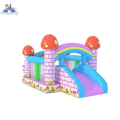 China PVC Mushroom House Bouncer Inflatable Jumping Castle Bouncer For Kids for sale