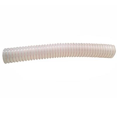 China TPU Polyurethane Flexible Steel Wire Shrinkable Hose for Engineering Machinery Cutting for sale