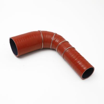 China Bending Silicone Hose Pipes Made of Silicone Material with Moulding Service for sale