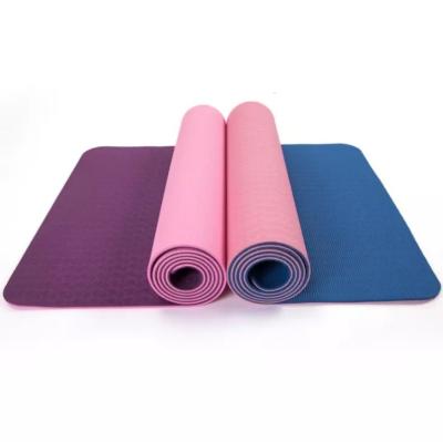 China Custom Printed Design Nicht-toxische Naturkautschuk-Yoga-Matte für Sportler zu verkaufen