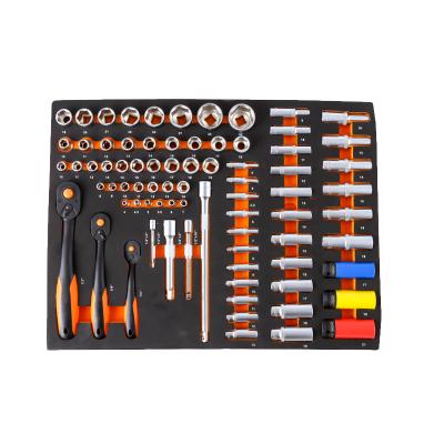 China 2021 New Design Industrial Use 6/7 Professional 7/7 Drawers Cabinet Tool Kit / Germany Kraft Tools for sale