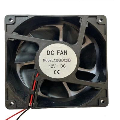 China Factory DC 5V 12V/24V/48V DC12038 Axial Fan for sale