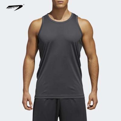 China QUICK DRY Custom Breathable Fitness Muscle Bodybuilding Workout Custom Tank Top For Men's Gym for sale