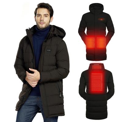 China Waterproof Electrics Heating Cotton Coat Men Women USB Charging USB Heated Electrics Jacket Heated Jacket For Women Men for sale