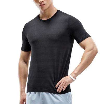 China 2022 Plus Men's Slim Fit 100% Premium High Quality Anti-Shrink Round Plain T-Shirts Waist Slim Fit for sale