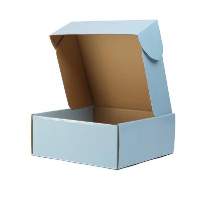 China Eco Friendly Toys Packaging Gift Box Materials Party Recycled Paper Corrugated Box With Handle Packing Box for sale