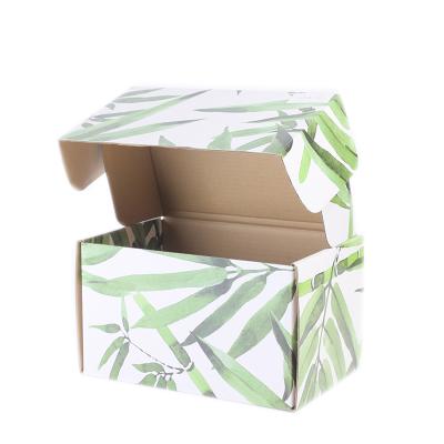 China Recycled Materials Custom Logo Lovely Box Shoes Gift Packaging Corrugated Shipping Cardboard Packaging Box for sale