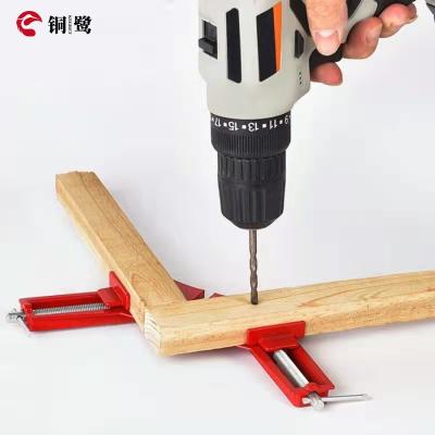 China Carpentry Clamping Tool KEGRET 100MM Miter Clamps Corner Clamp Picture Frame Support Bracket Woodwork 4Inch 90 Degree Right Angle Clamp for sale