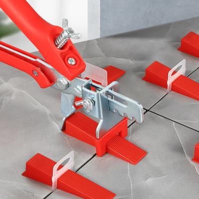 China KEGRET Modern Red Wedges Plastic Ceramic Tile Leveling Wall System Tiles Floor Tile Tools Spacers Cue Tile Leveling System for sale