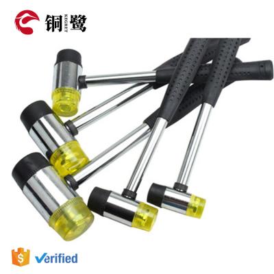 China Tile Hammer& Mallet Hammer Size Hot Selling Mallet Hammer Size Non-Slip Hardware Tool Anti-Slip Rubber Handle Small Shockproof Hammer Cover for sale