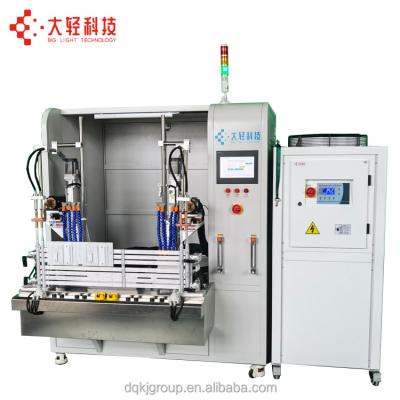 China The high frequency induction heating welding machine of stainless steel etc. Double Station Copper Aluminum Dispenser With Water Cooled Air Cooled Nitrogen Pad for sale