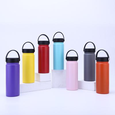 China Business 22oz Double Wall Vacuum Flask Insulated Stainless Steel Sports Drinking Water Bottle With Customer Logo for sale