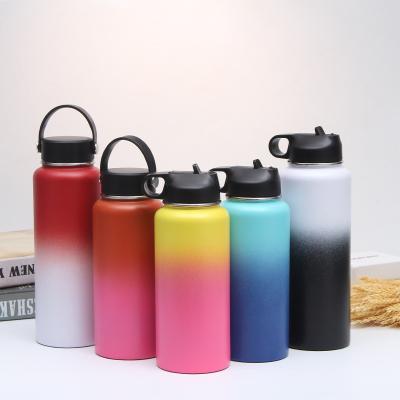 China Wholesale 64oz Double Wall Stainless Steel Leakproof Classic Business Plain High Grade Matte Insulated Hot Water Bottle for sale