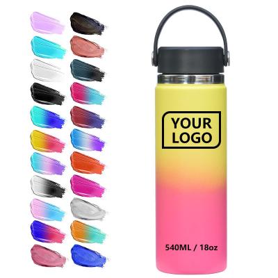 China Business High Grade 18oz Outdoor Sports Gym Double Wall Stainless Steel Classic Vacuum Insulated Sports Water Bottle for sale