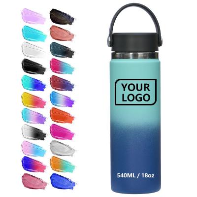 China New Design Custom Business Friendly Flask 18oz Sport Water Bottle Stainless Steel Vacuum for sale