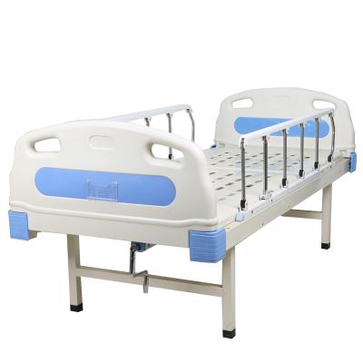 China Modern Best Selling Function Hospital Bed Manual Flat Medical Inpatient Bed for sale