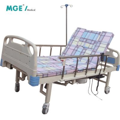 China Best Selling Modern ABS Bed Panel Side Tilt Electric Hospital Bed With Backrest For Patient Flip MG-E-063 for sale