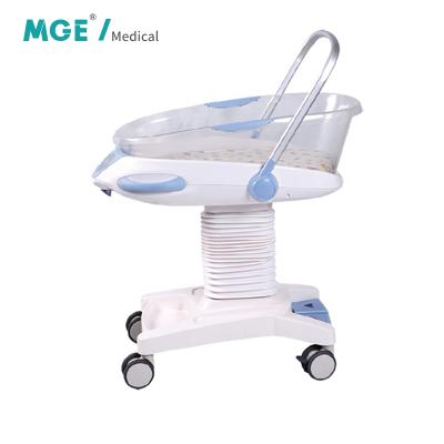 China Modern Hydraulic Adjustable Function ICU Newborn Pediatric Bed Safe 2 Electric Medical Hutch MGE-C-18 With Wheels for sale