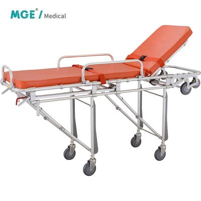 China Modern medical adjustable ambulance stretcher trolley patient price MGE-ST-12 for sale