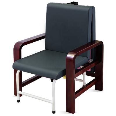 China Modern Hospital Epoxy Coating Flexible Folding Recliner Accompany Chair Bed MGE-C-002 for sale