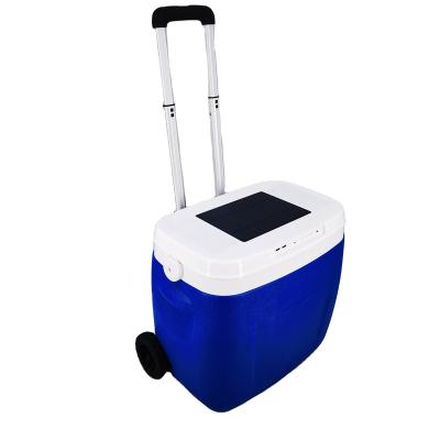 China 36L Waterproof Solar Cooler Box With Wireless Speaker / Solar Car Cooler for sale