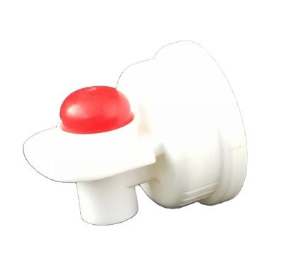 China Eco-friendly high quality 38-400 WHITE PRESS TAP WITH RED BUTTON for sale