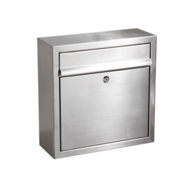 China Punctual Delivery & High Quality Office Apartment Style City Letter Box Stainless Steel Wall Mounted Outdoor Locking Mailboxes for sale