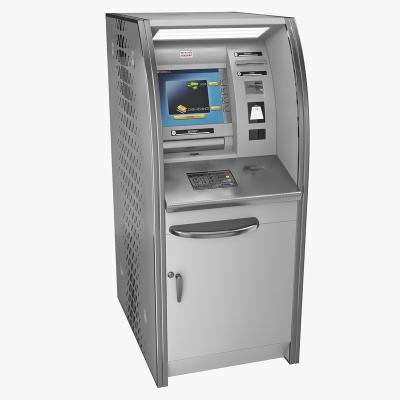 China Airport OEM Touch Screen Self Service ATM Machine Coin Ticket Acceptor Pay Kiosk for sale