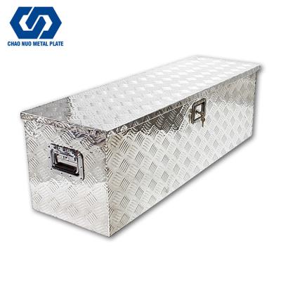 China Industry Cheap Solid Latchable Pickup Storage Customize Cast Metal Customized Stainless Steel Sheet Aluminum UTE Truck Tool Box for sale