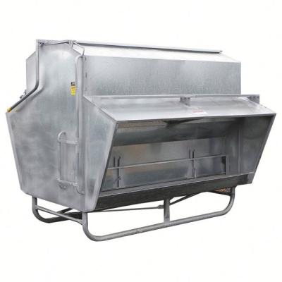 China Custom Animal Feeding Stainless Steel Feeders Metal Farm Animal Feeder For Pig Cow for sale